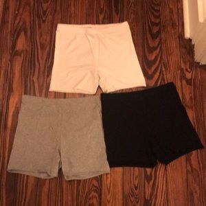 Lot of forever 21 legging shorts